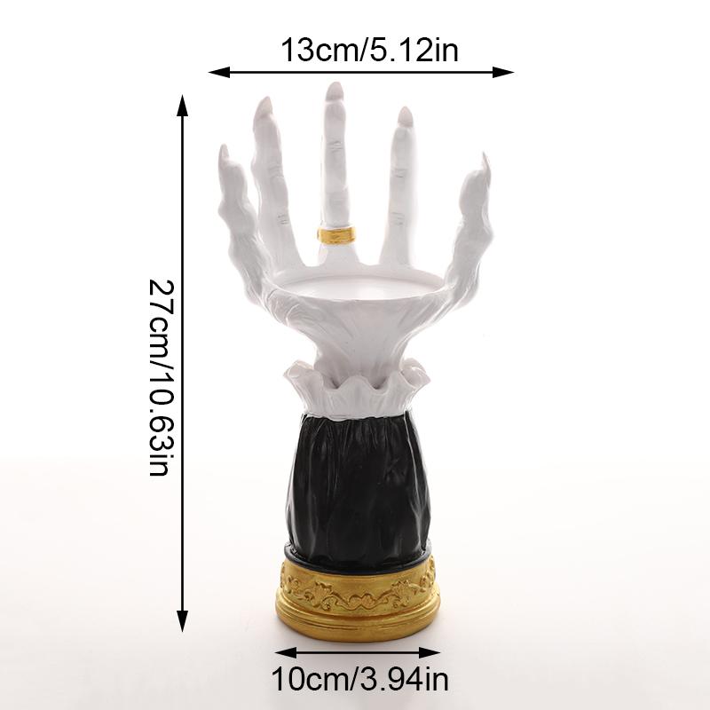1PC Spooky Easter Witch Hand Tray Bowl Candle Stand Resin Candle Holder Creepy Tray 27x13cm 13*10*27cm
1PC Spooky Easter Witch Hand Tray Bowl Candle Stand Resin Candle Holder Creepy Tray 27x13cm 13*10*27cm