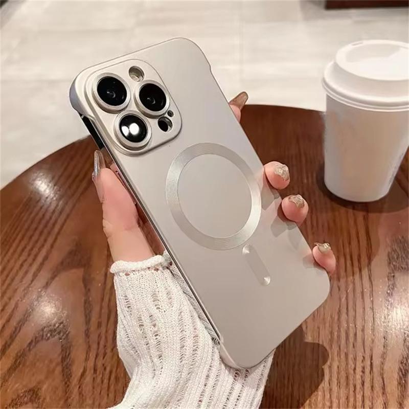 Чехол для телефона Magsafe из натурального титана с покрытием без рамок для iPhone 16 15 14 13 12 11 Pro Max Plus с магнитным беспроводным жестким задним чехлом iPhone 14 Pro золотой
Чехол для телефона Magsafe из натурального титана с покрытием без рамок для iPhone 16 15 14 13 12 11 Pro Max Plus с магнитным беспроводным жестким задним чехлом iPhone 14 Pro золотой