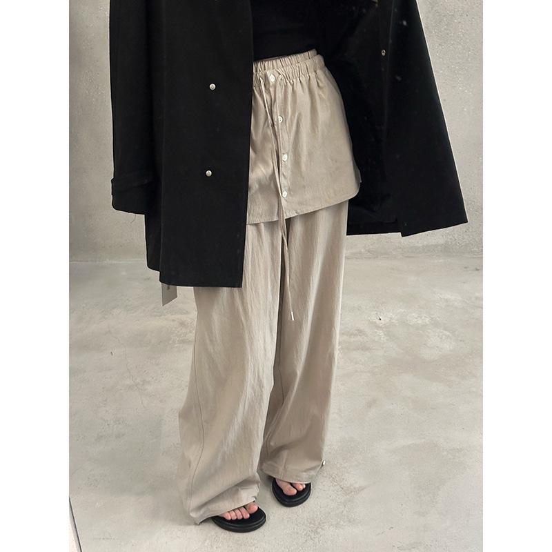 Women s MMC 2026 Spring Straight-Leg Slimming High-End Drape Pants Two-Piece Set One Size хакі
Women s MMC 2026 Spring Straight-Leg Slimming High-End Drape Pants Two-Piece Set One Size хакі