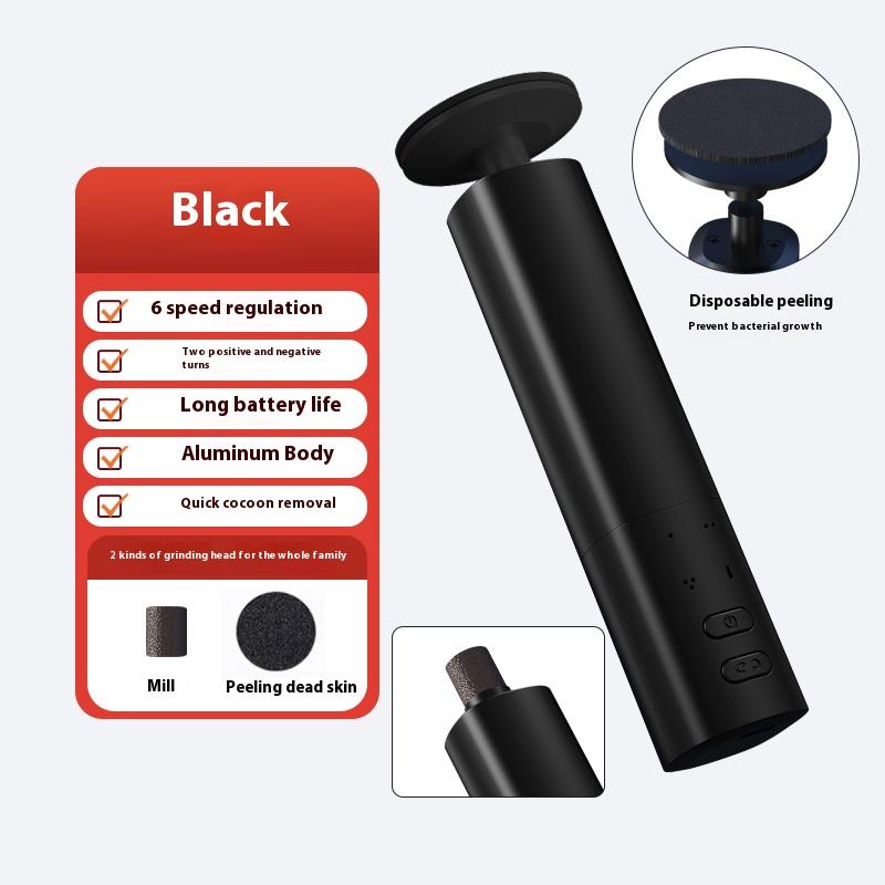 Electric Foot Grinder For Removing Dead Skin And Calluses Foot Repair Tool For Charging Three-stage Foot Repair Aluminum Body чёрный
Electric Foot Grinder For Removing Dead Skin And Calluses Foot Repair Tool For Charging Three-stage Foot Repair Aluminum Body чёрный