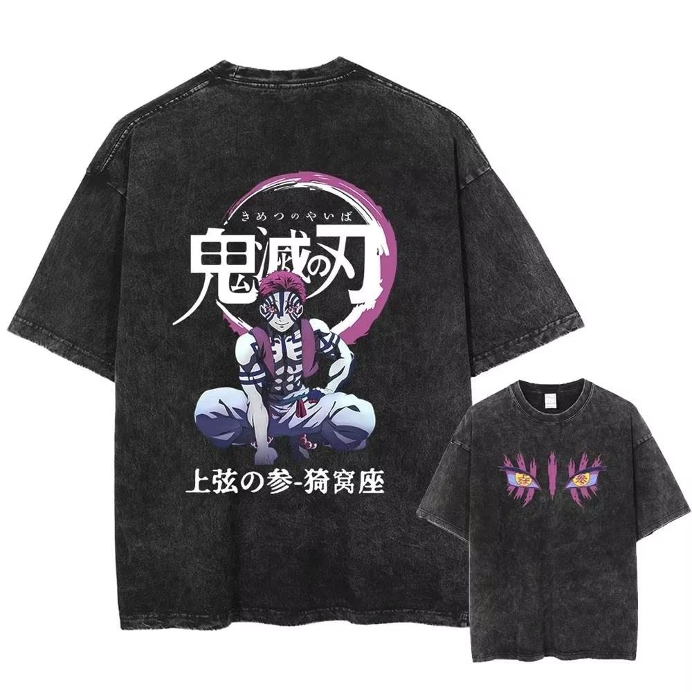 Streetwear Anime Demon Slayer Mens Tshirts Vintage Washed Women Short Sleeve Tee Summer Trendy Harajuku Casual Top Streetwear M
Streetwear Anime Demon Slayer Mens Tshirts Vintage Washed Women Short Sleeve Tee Summer Trendy Harajuku Casual Top Streetwear M