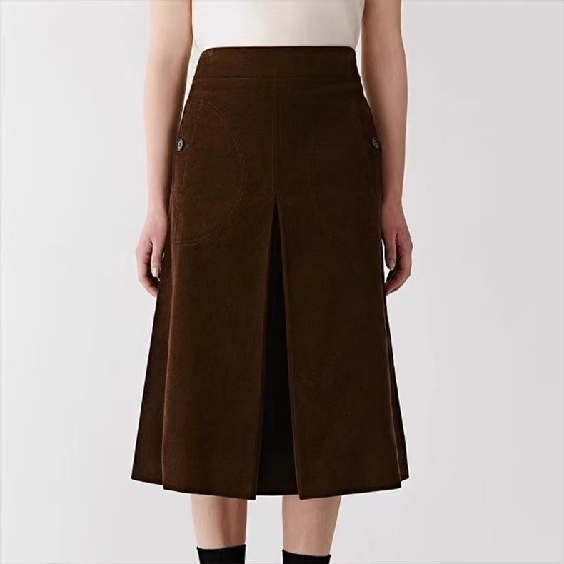 2025 Autumn Retro Brown Mid-Length Corduroy Skirt - Full Cotton Velvet Outfit Large
2025 Autumn Retro Brown Mid-Length Corduroy Skirt - Full Cotton Velvet Outfit Large