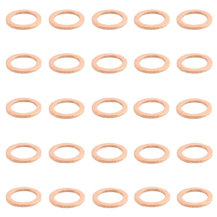 25Pcs Oil Drain Plug Washers Gasket Kit Crush Washers Gaskets 007603-014106 1
25Pcs Oil Drain Plug Washers Gasket Kit Crush Washers Gaskets 007603-014106 1