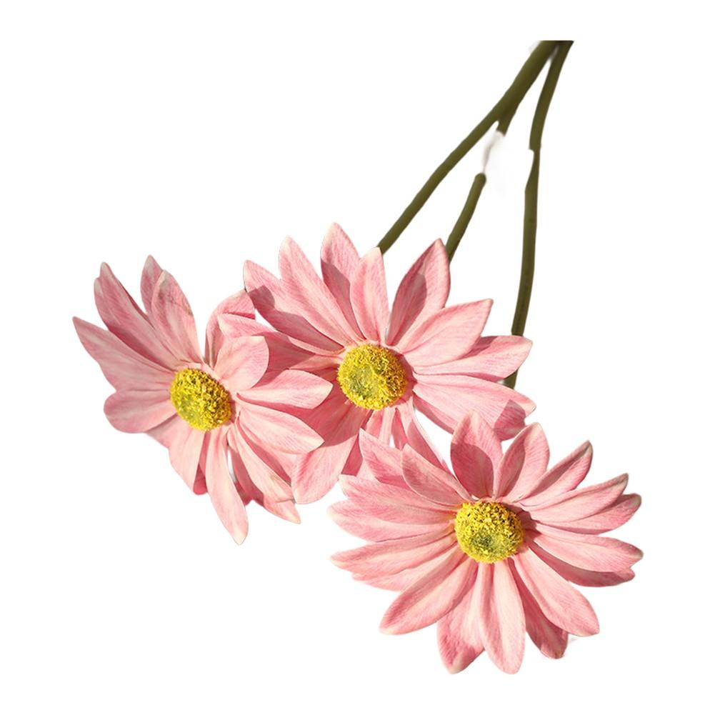 Artificial Daisy Bouquet Featuring 3 Flexible Branches with Realistic Soft PVC Flowers for Wedding and Home Decoration рожевий
Artificial Daisy Bouquet Featuring 3 Flexible Branches with Realistic Soft PVC Flowers for Wedding and Home Decoration рожевий