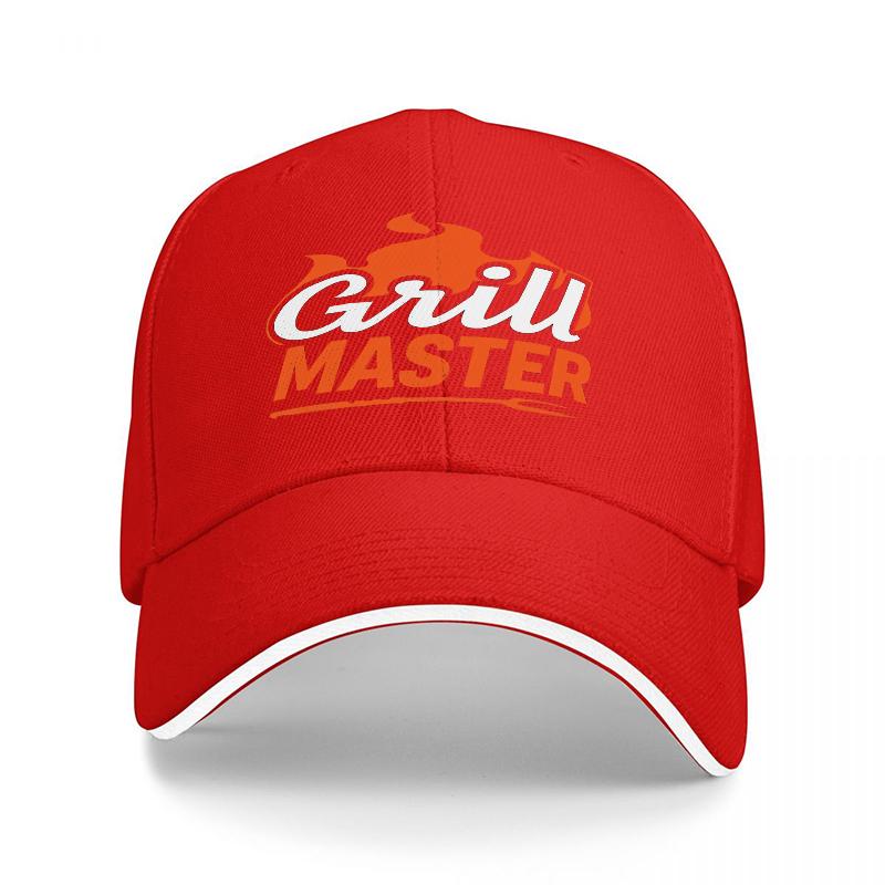 Grill Master Logo Baseball Cap Black with Orange and White Design Classic Adjustable Hat for Outdoor Cooking Enthusiasts Adjustable
Grill Master Logo Baseball Cap Black with Orange and White Design Classic Adjustable Hat for Outdoor Cooking Enthusiasts Adjustable