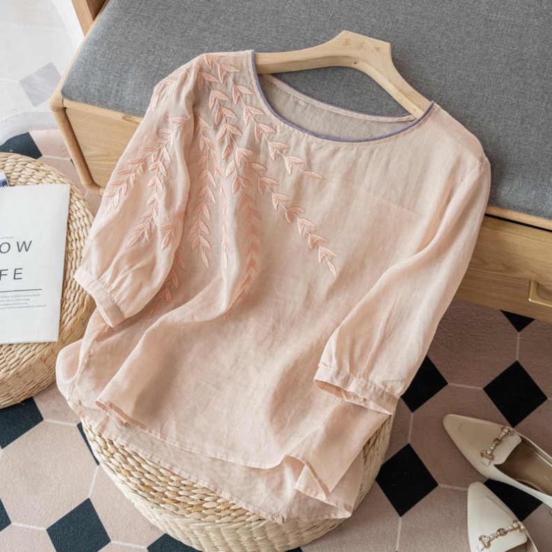 Women s Artistic Retro Embroidered Linen Shirt - Short Sleeve, 2026 Summer Style XL рожевий
Women s Artistic Retro Embroidered Linen Shirt - Short Sleeve, 2026 Summer Style XL рожевий