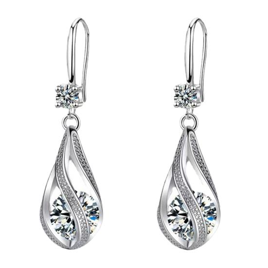 1 Pair Drop Earrings Cubic Zirconia Waterdrop Shape Long Earrings Lightweight Smooth Surface Hook Earrings Banquet Dance Accessories белый
1 Pair Drop Earrings Cubic Zirconia Waterdrop Shape Long Earrings Lightweight Smooth Surface Hook Earrings Banquet Dance Accessories белый