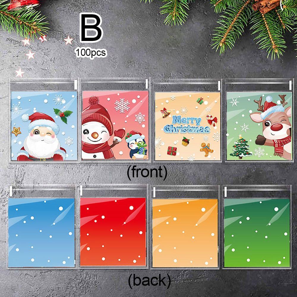 100pcs Gift Bag Gift Baking Packaging Bags Xmas Merry Cookie Packaging Bag Party Decorations B
100pcs Gift Bag Gift Baking Packaging Bags Xmas Merry Cookie Packaging Bag Party Decorations B