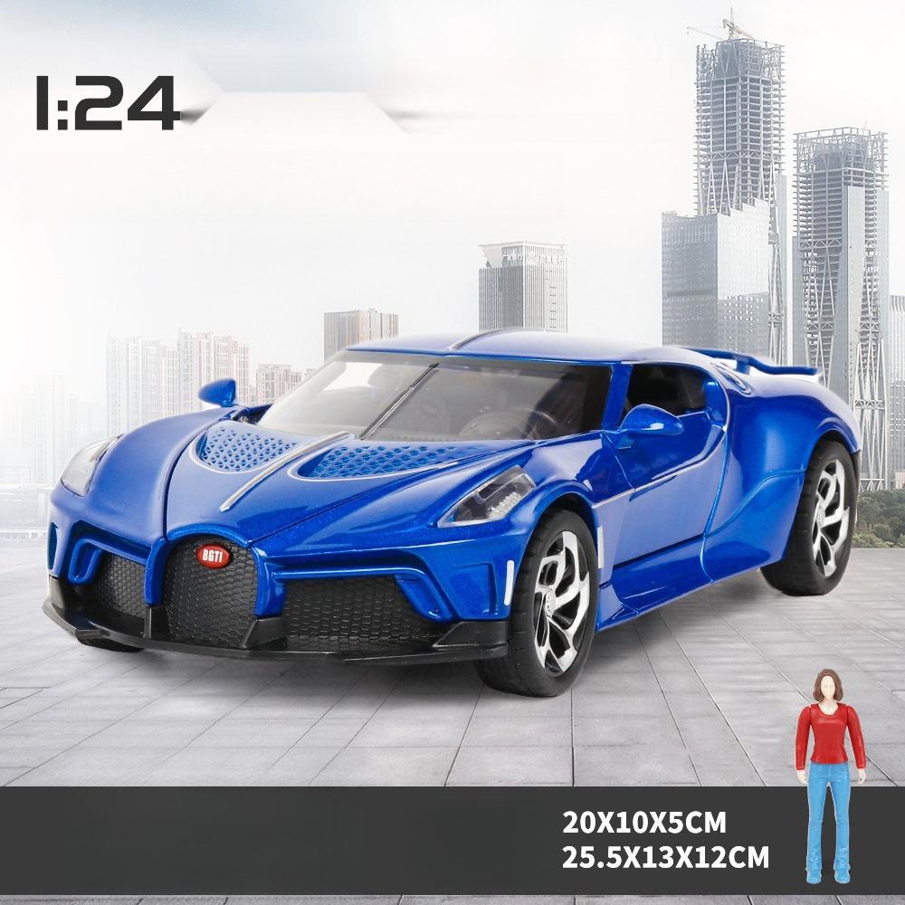 1:24 Bugatti La Voiture Noire Alloy Super Car Diecast Model Hight Simulation Trendy Model Ornaments Pull Back Children s Toys
1:24 Bugatti La Voiture Noire Alloy Super Car Diecast Model Hight Simulation Trendy Model Ornaments Pull Back Children s Toys