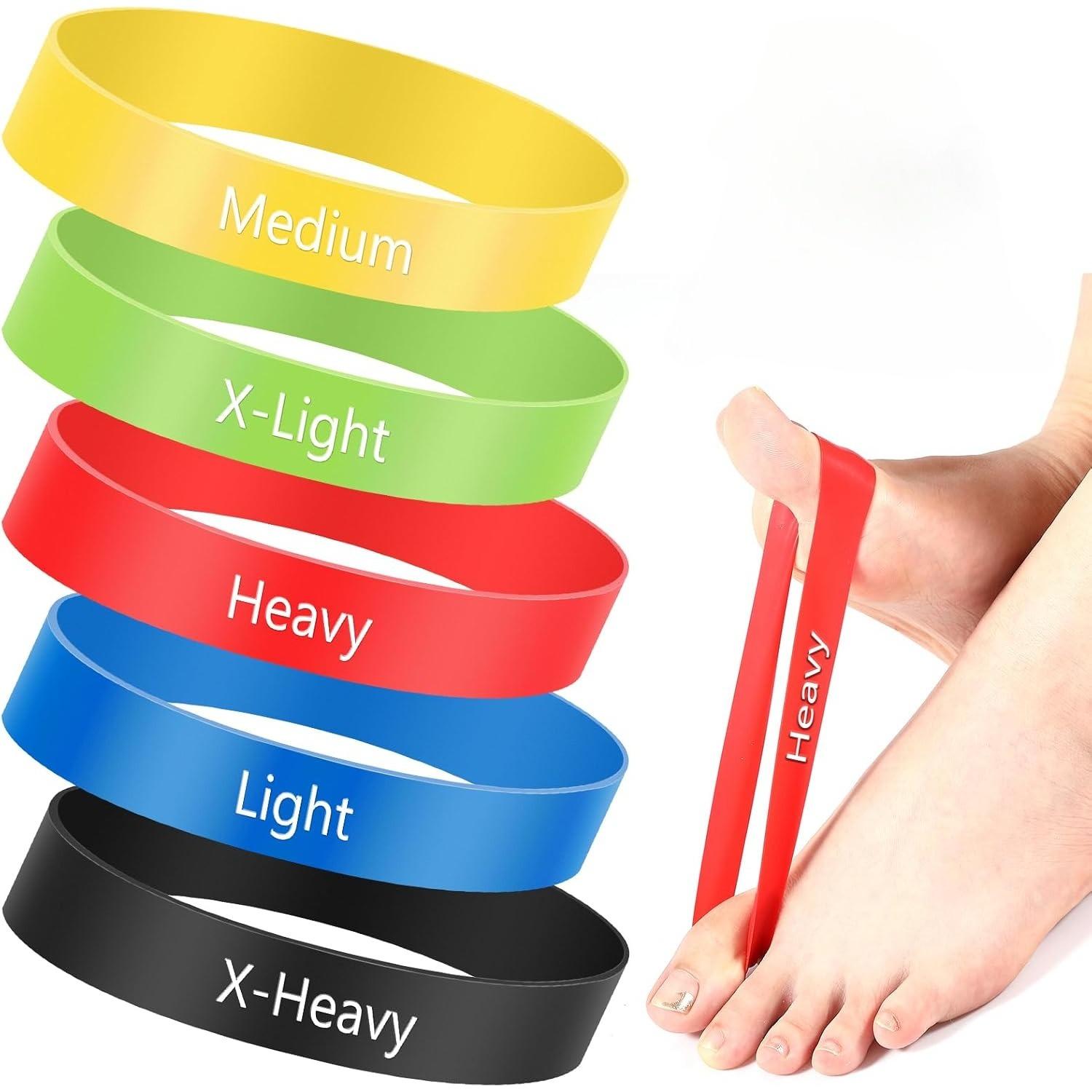 5pcs Toe Stretch Bands, Big Toe Spacers, Finger Resistance Stretchers, Women Men Foot Thumb Yoga Bands Finger Exercise Straps
5pcs Toe Stretch Bands, Big Toe Spacers, Finger Resistance Stretchers, Women Men Foot Thumb Yoga Bands Finger Exercise Straps