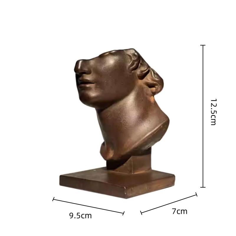 Ceramic Handicrafts Realistic Figure Sculpture David s Artistic Statue Abstract Human Face Greek Figurines Home Decoration
Ceramic Handicrafts Realistic Figure Sculpture David s Artistic Statue Abstract Human Face Greek Figurines Home Decoration