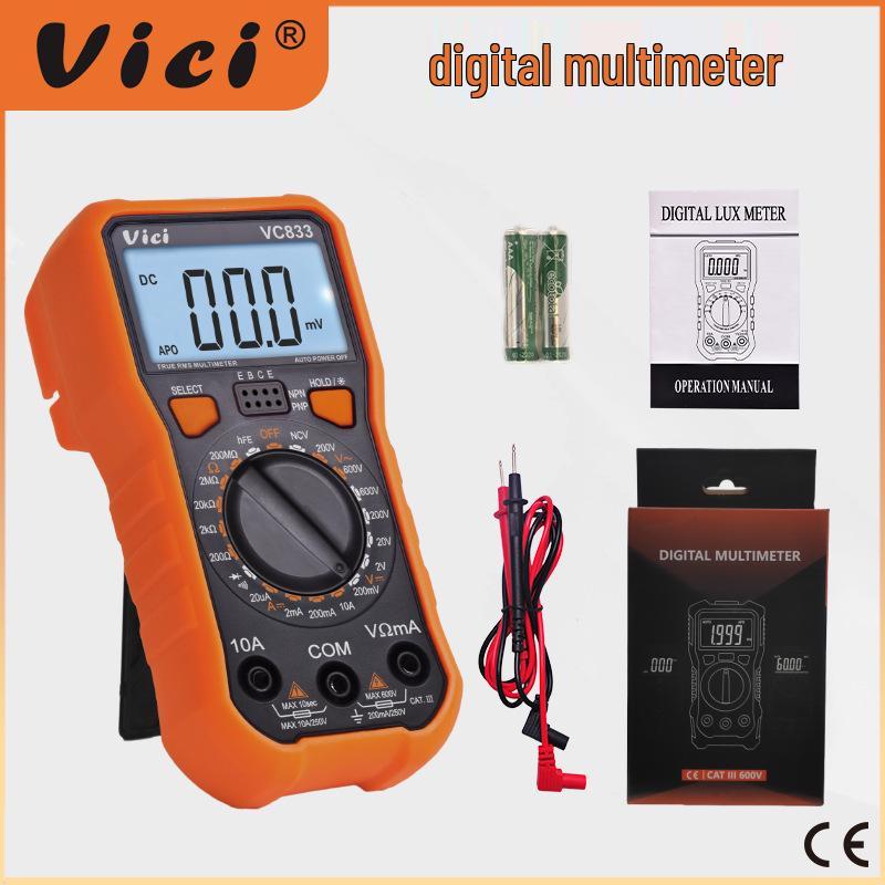 Vici Digital Multimeter: Entry-Level, High Precision, Portable Voltage and Resistance Meter
Vici Digital Multimeter: Entry-Level, High Precision, Portable Voltage and Resistance Meter