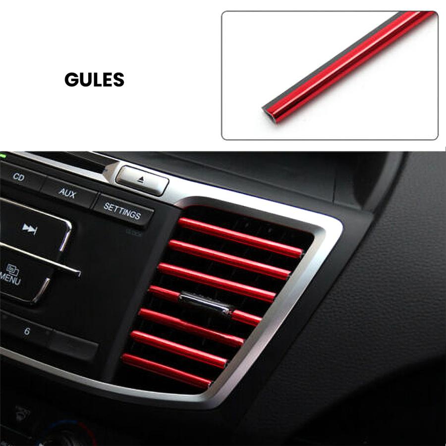 New 10PCS Car Accessories Red PVC Air Conditioner Air Outlet Decoration Strip Cover
New 10PCS Car Accessories Red PVC Air Conditioner Air Outlet Decoration Strip Cover