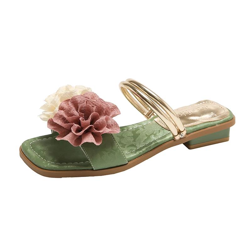 fashion Shoes for Women 2024 Fashion Square Toe Women s Slippers Summer Open Toe Solid Flowers Low Heel Casual Comfortable Slippers 40 зелёный
fashion Shoes for Women 2024 Fashion Square Toe Women s Slippers Summer Open Toe Solid Flowers Low Heel Casual Comfortable Slippers 40 зелёный