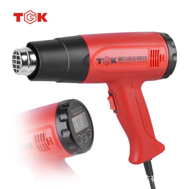 Цифровой дисплей TGK Фен горячего воздуха 2000 Вт - Модель 6618/3316/3320ES для промышленного использования и термоусадки автомобильной пленки
Цифровой дисплей TGK Фен горячего воздуха 2000 Вт - Модель 6618/3316/3320ES для промышленного использования и термоусадки автомобильной пленки