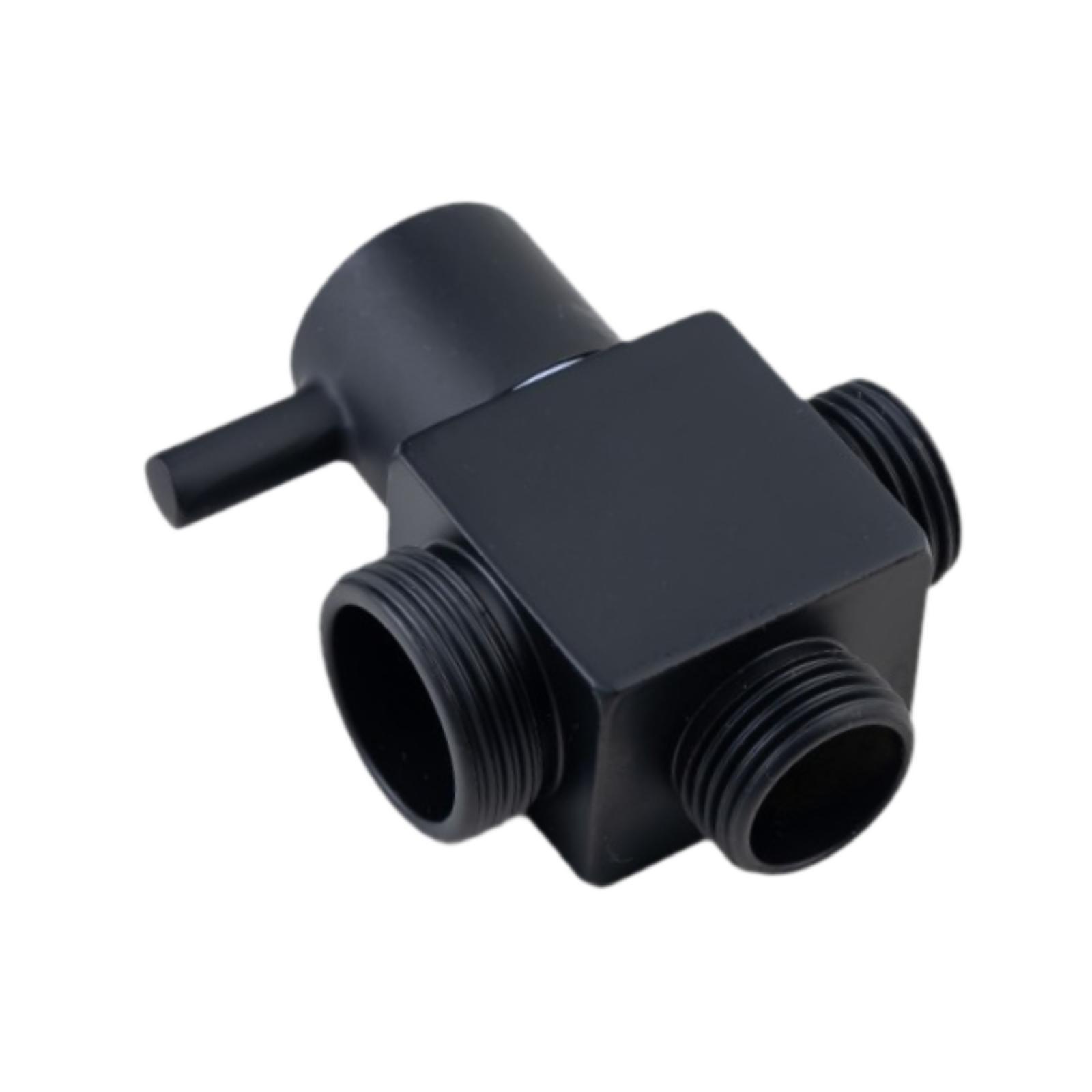 Water Diverter Replacement Adapter Tee Connector for Bathroom чорний
Water Diverter Replacement Adapter Tee Connector for Bathroom чорний