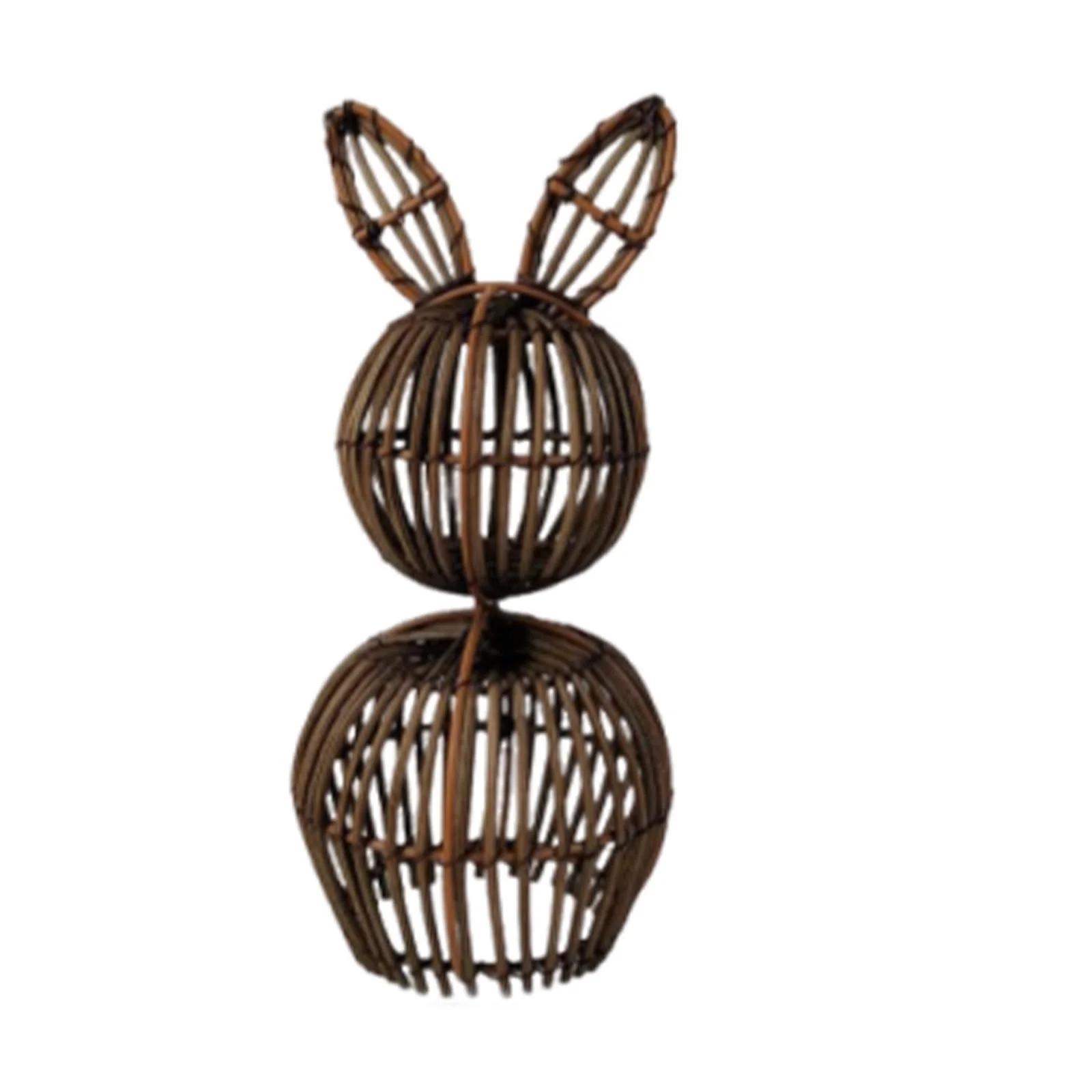 Easter Decoration For Home Easter Natural Rattan Hand-woven Bunny Easter Woven Basket Pastorals Decoration
Easter Decoration For Home Easter Natural Rattan Hand-woven Bunny Easter Woven Basket Pastorals Decoration