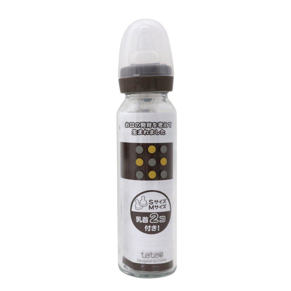 Combi Teteo Baby Bottle Made of Heat Resistant Glass R 200ml For Breast Training With S Size Nipple Milk/Milk Size/M
Combi Teteo Baby Bottle Made of Heat Resistant Glass R 200ml For Breast Training With S Size Nipple Milk/Milk Size/M