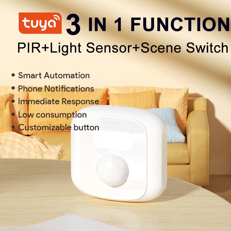 Tuya Zigbee 3.0 Wifi PIR Датчик світла Кнопка сцени Датчик руху людини Розумний дім Дистанційне керування Детектор Система охоронної сигналізації
Tuya Zigbee 3.0 Wifi PIR Датчик світла Кнопка сцени Датчик руху людини Розумний дім Дистанційне керування Детектор Система охоронної сигналізації