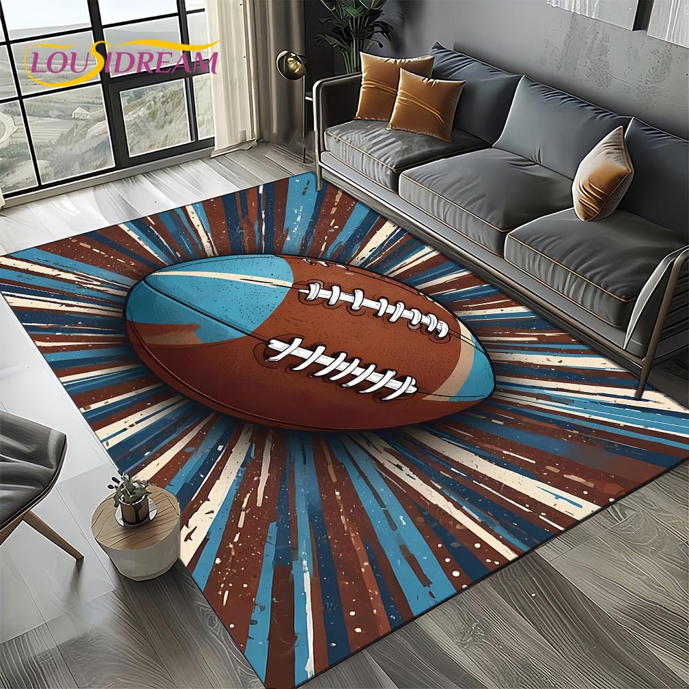 2025 Rugby Field Rugby American Football Cartoon Rug for Living Room Bedroom Home Sofa Decoration,Area Rug Non-slip Floor Mat 40x60cm( 15x23in )
2025 Rugby Field Rugby American Football Cartoon Rug for Living Room Bedroom Home Sofa Decoration,Area Rug Non-slip Floor Mat 40x60cm( 15x23in )