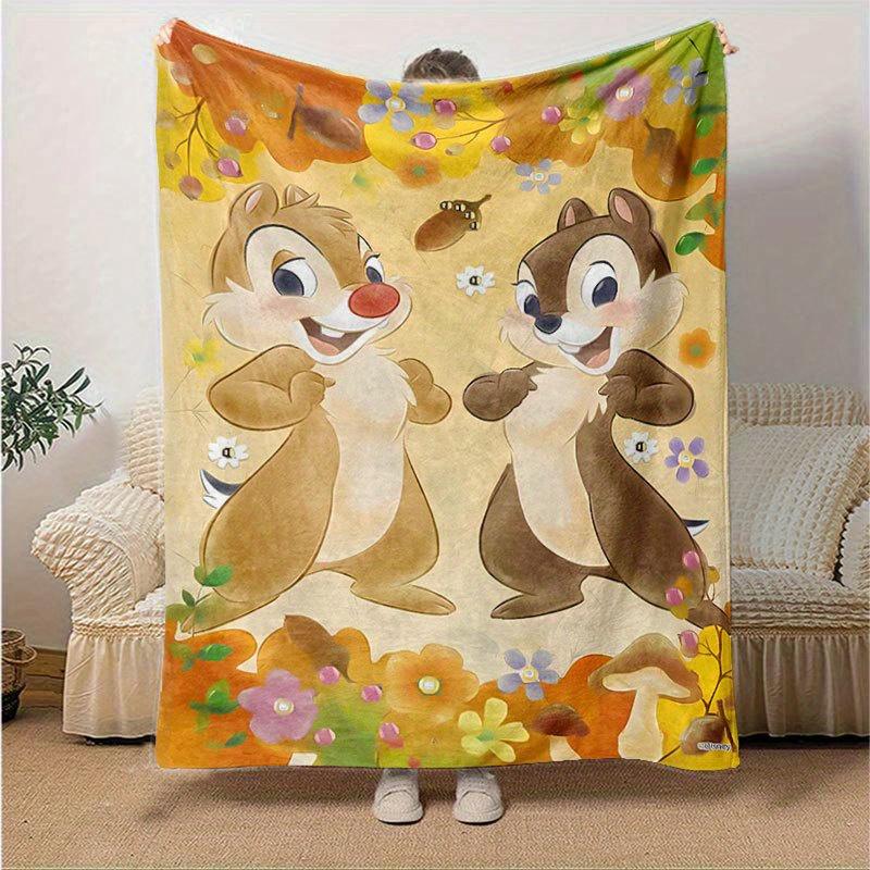 Chip n Dale Cartoon Flannel Blanket - Ultra-Soft, Cozy, and Comfortable for Sofa, Bedroom, Camping, and Travel - Four-Season Versatility, 130x150cm
Chip n Dale Cartoon Flannel Blanket - Ultra-Soft, Cozy, and Comfortable for Sofa, Bedroom, Camping, and Travel - Four-Season Versatility, 130x150cm