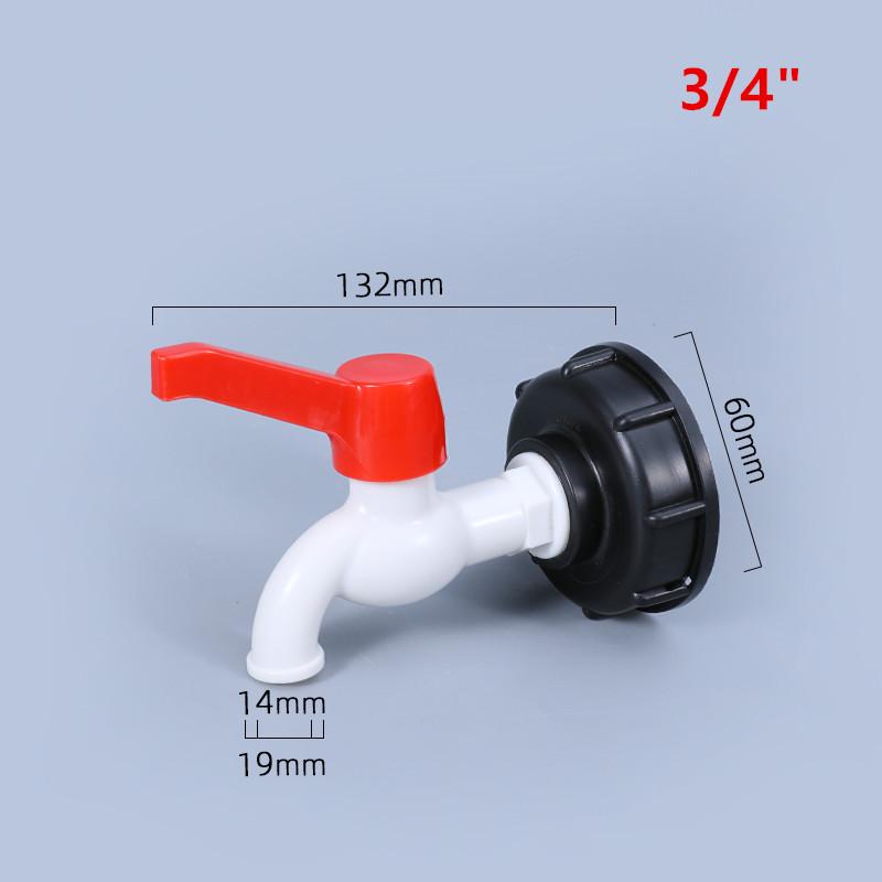 S60x6 IBC Tank Adapter To Plastic 1/2 3/4 Tap Replacement Valve Fittings Home Garden Water Connectors Drain Faucet 1Pcs
S60x6 IBC Tank Adapter To Plastic 1/2 3/4 Tap Replacement Valve Fittings Home Garden Water Connectors Drain Faucet 1Pcs