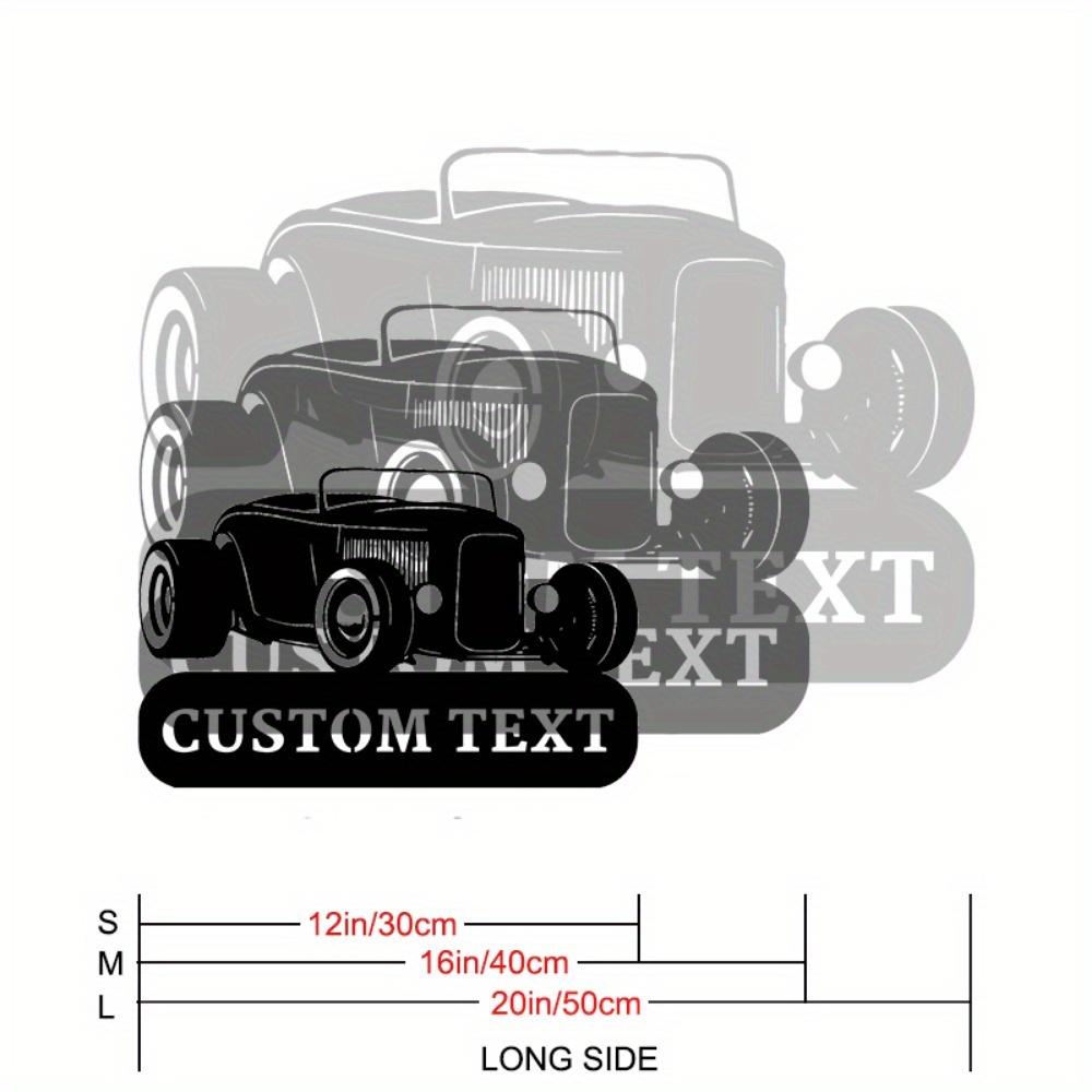 Retro Muscle Car Metal Sign Handcrafted House Number Plate Personalized Garage Wall Decor 30cm
Retro Muscle Car Metal Sign Handcrafted House Number Plate Personalized Garage Wall Decor 30cm