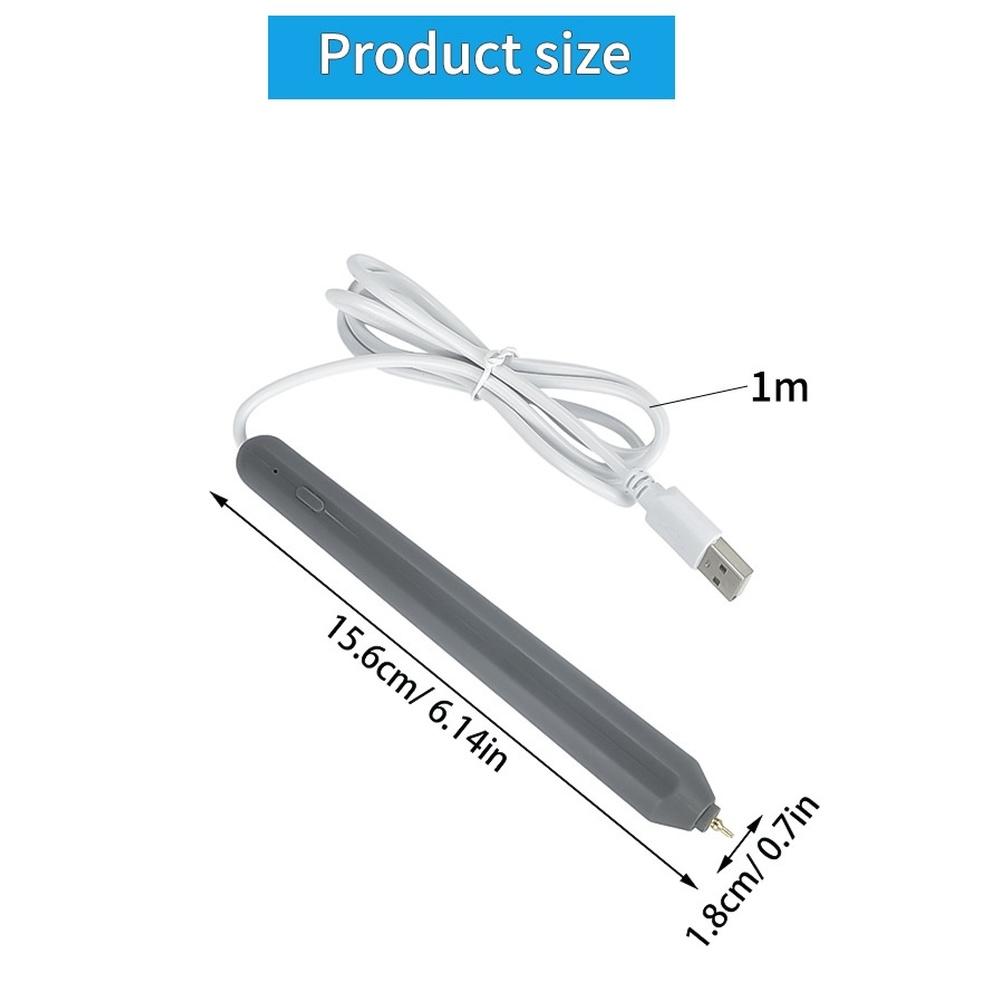 USB Hot Foil Stamping Pen with 4 Interchangeable Tips Suitable for Scrapbooks Cards Fabric Leather and Crafting China Mainland
USB Hot Foil Stamping Pen with 4 Interchangeable Tips Suitable for Scrapbooks Cards Fabric Leather and Crafting China Mainland