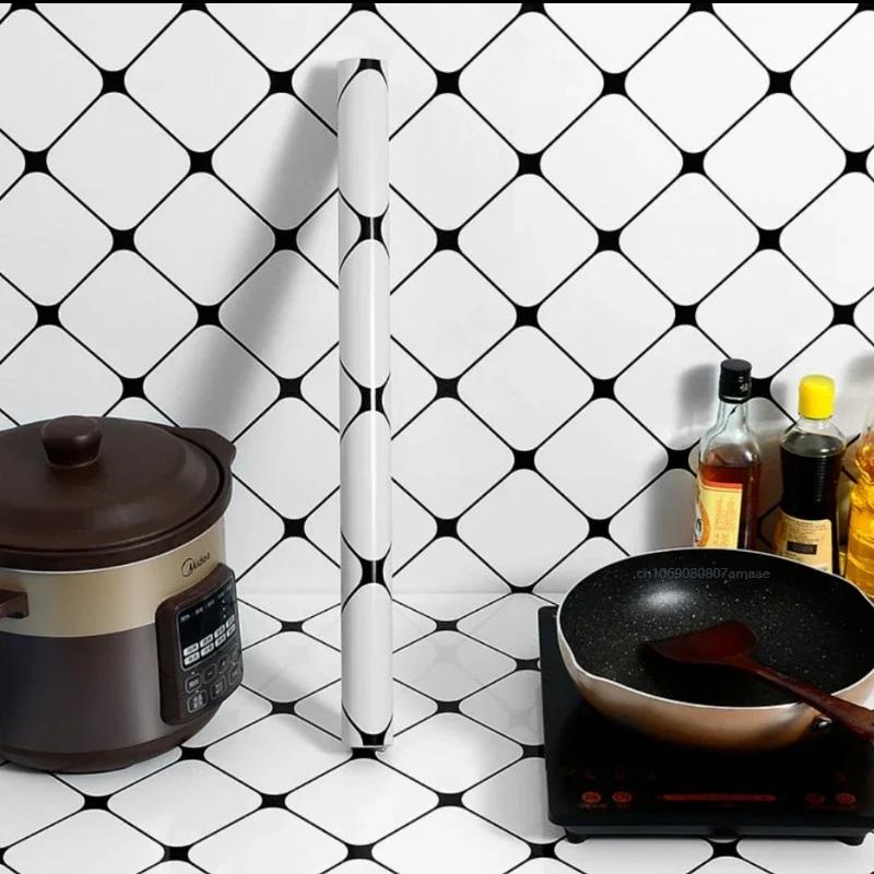 Grid Kitchen Oil-proof Sticker Fireproof High Temperature Resistant Wall Stickers Self-adhesive Countertop Cabinet Wallpaper 40cmX1m
Grid Kitchen Oil-proof Sticker Fireproof High Temperature Resistant Wall Stickers Self-adhesive Countertop Cabinet Wallpaper 40cmX1m