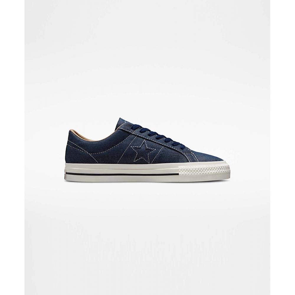 CONVERSE One Star Pro Denim Midnight Navy A04149C
CONVERSE One Star Pro Denim Midnight Navy A04149C