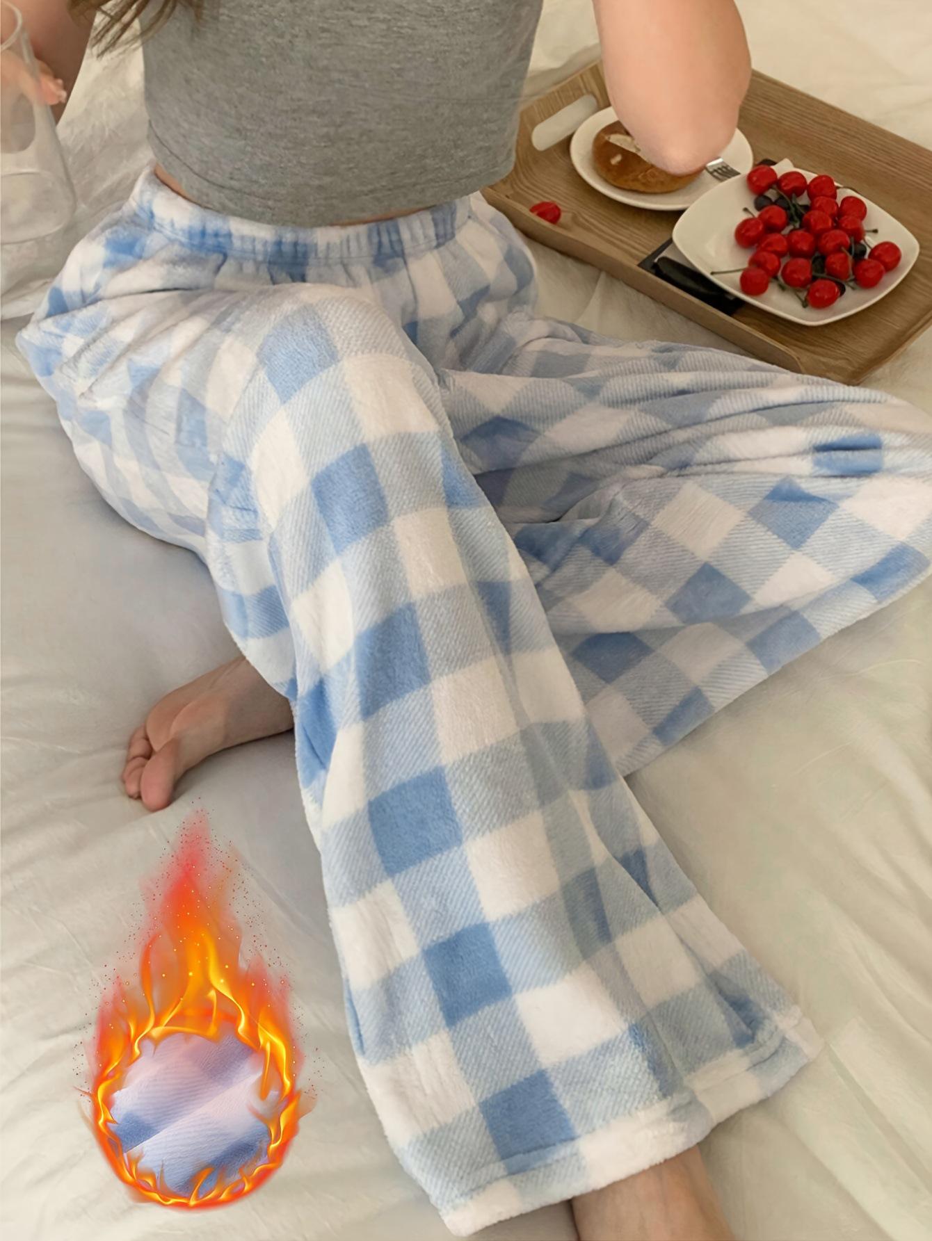 Women s Plaid Plush Wide-Leg Pajama Pants – Cozy Autumn/Winter Style for Indoors & Outdoors L
Women s Plaid Plush Wide-Leg Pajama Pants – Cozy Autumn/Winter Style for Indoors & Outdoors L