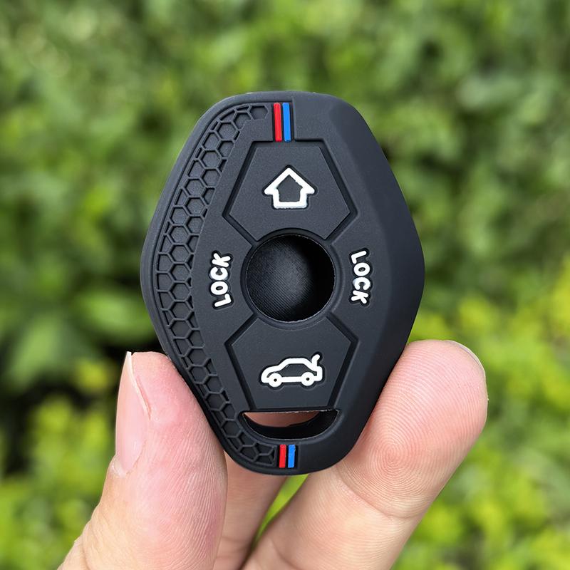 Silicone remote car key cover Holder Key Case For Bmw E46 E39 E53 X5 X3 E83 X3 Serie 7 5 3 330i Accessories keychain чорний
Silicone remote car key cover Holder Key Case For Bmw E46 E39 E53 X5 X3 E83 X3 Serie 7 5 3 330i Accessories keychain чорний