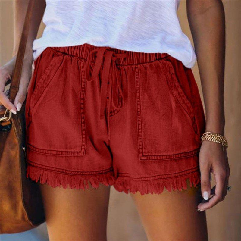 High Waisted Shorts Jeans Size Summer Women s Denim Shor Red M
High Waisted Shorts Jeans Size Summer Women s Denim Shor Red M