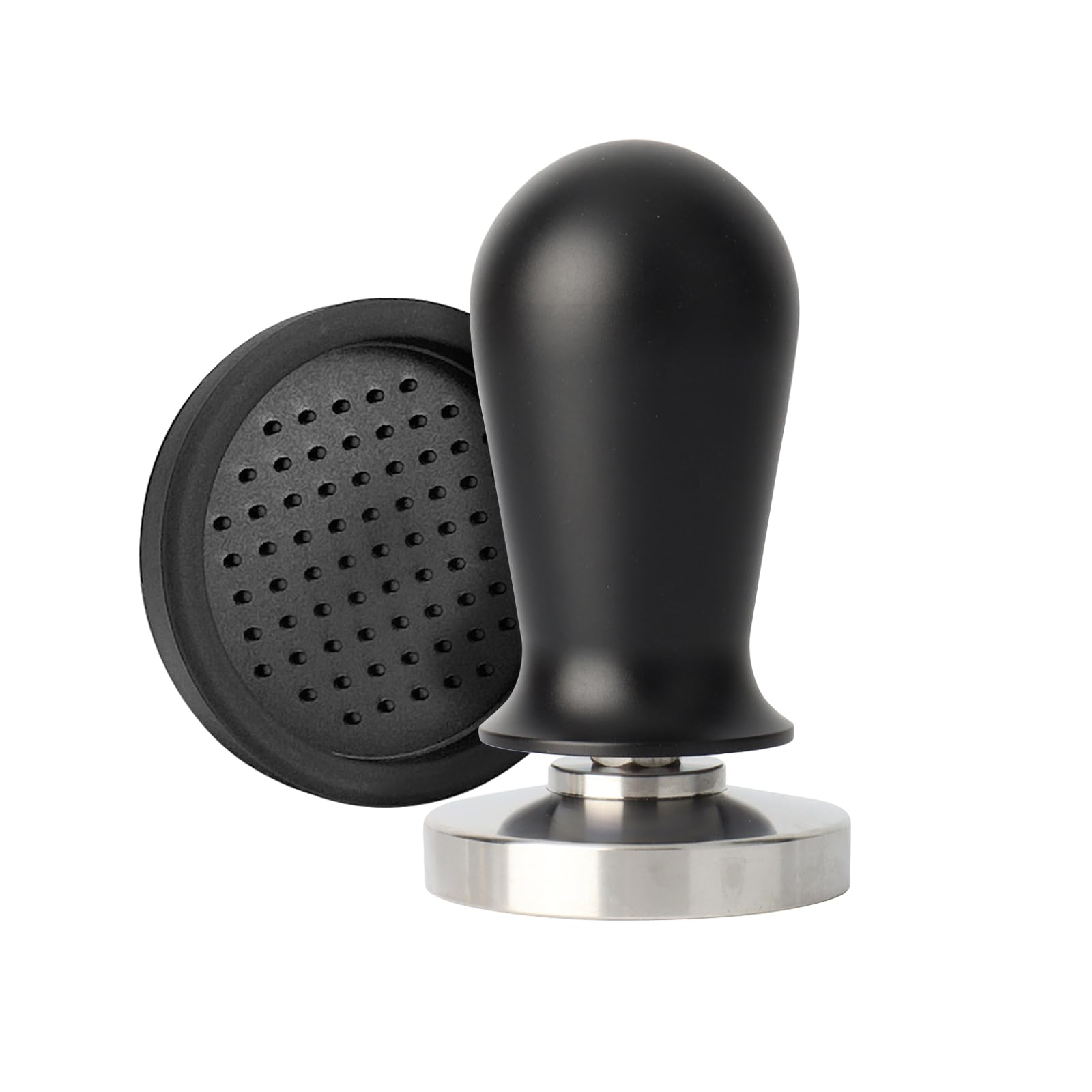 53mm Espresso Tamper, Spring-Loaded, Stainless Steel with Built-in Control Spring, Espresso Accessory for Home, Cafe, and Commercial Use
53mm Espresso Tamper, Spring-Loaded, Stainless Steel with Built-in Control Spring, Espresso Accessory for Home, Cafe, and Commercial Use