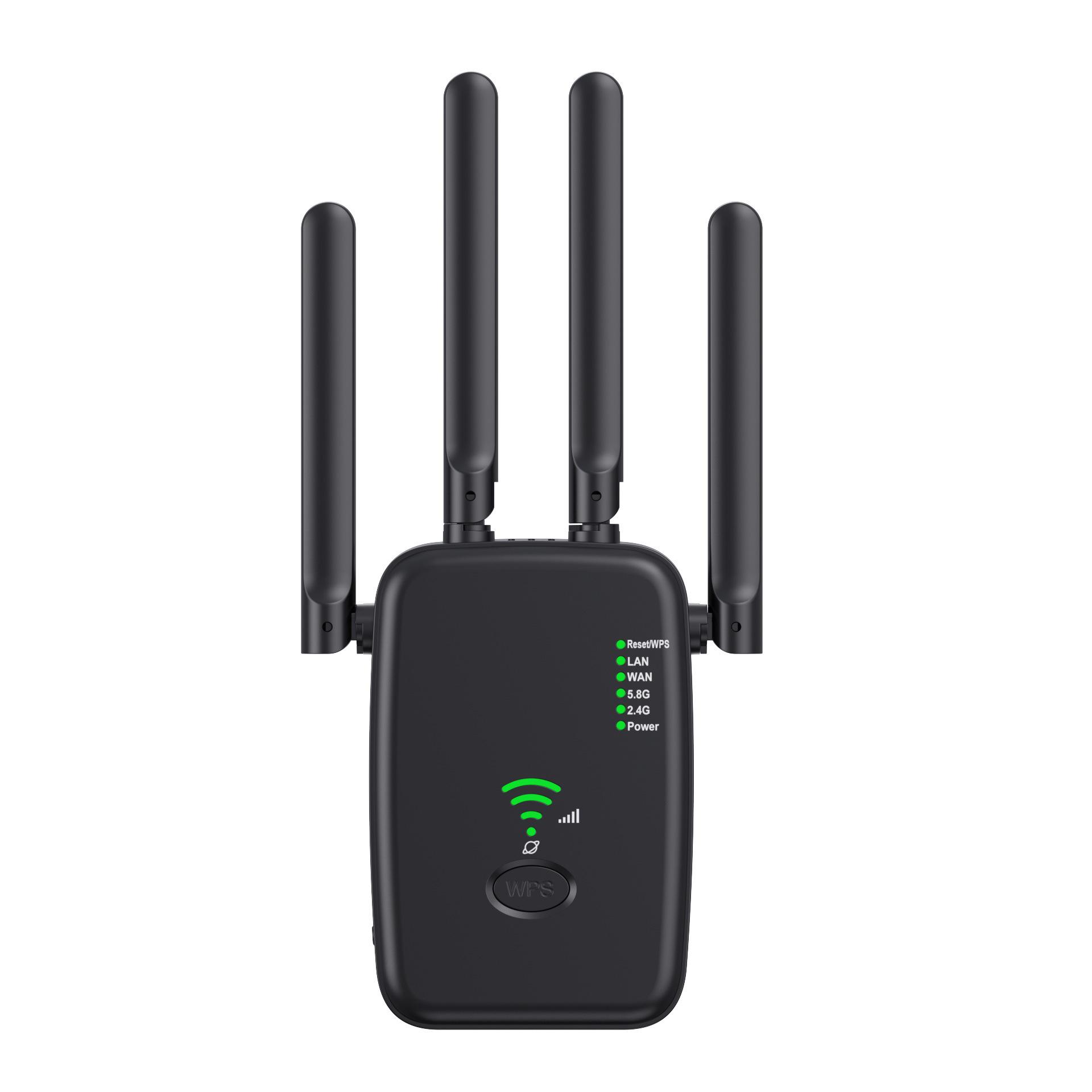 AC1200 Dual-Band WiFi Repeater & Signal Amplifier
AC1200 Dual-Band WiFi Repeater & Signal Amplifier