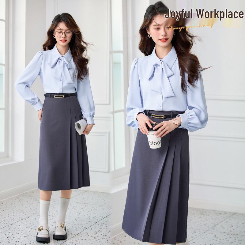 Design Sense White Bow Tie Long Sleeve Blouse for Women - 2025 Spring/Autumn Collection, Plus Size Professional Wear L
Design Sense White Bow Tie Long Sleeve Blouse for Women - 2025 Spring/Autumn Collection, Plus Size Professional Wear L