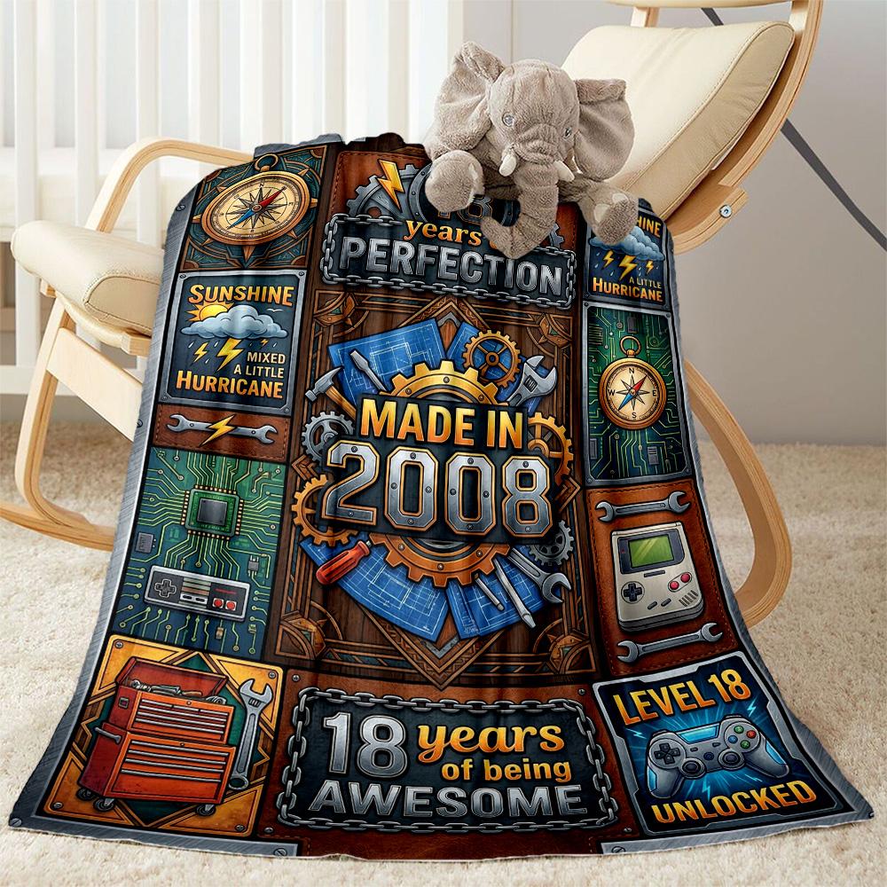 Sweet 18 Milestones Flannel Blanket-Soft and Suitable for Sofas,Beds,Offices,Travel,All Seasons,Great Gift for Holidays and Birthdays. 80cmx120cm
Sweet 18 Milestones Flannel Blanket-Soft and Suitable for Sofas,Beds,Offices,Travel,All Seasons,Great Gift for Holidays and Birthdays. 80cmx120cm