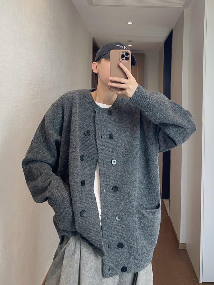 Men s Korean Style Double-Breasted Cardigan Sweater - Trendy Spring/Autumn Knitwear M сірий колір
Men s Korean Style Double-Breasted Cardigan Sweater - Trendy Spring/Autumn Knitwear M сірий колір