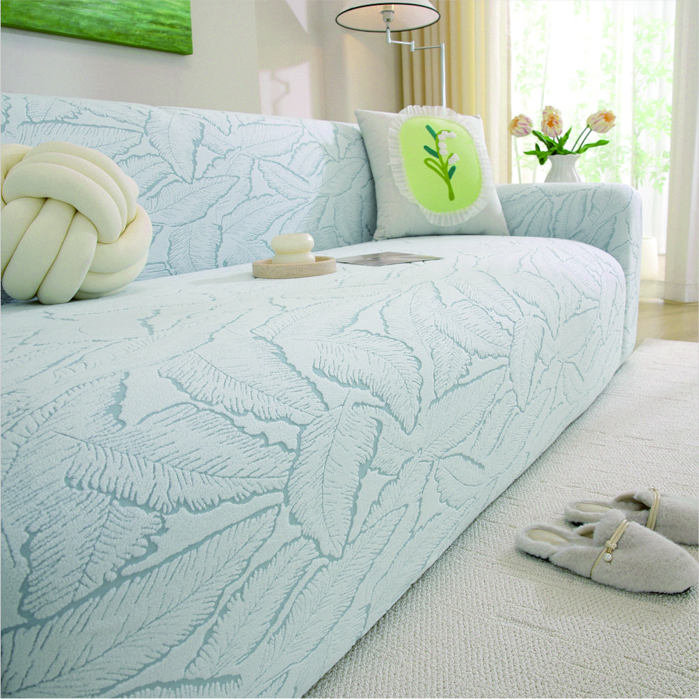 Feather Pattern Sofa Cover with Full Coverage Dust-proof Sofa Protective Cover Machine Washable High Elasticity Pet Friendly 1-seater sofa(90-140cm) светло-синий
Feather Pattern Sofa Cover with Full Coverage Dust-proof Sofa Protective Cover Machine Washable High Elasticity Pet Friendly 1-seater sofa(90-140cm) светло-синий