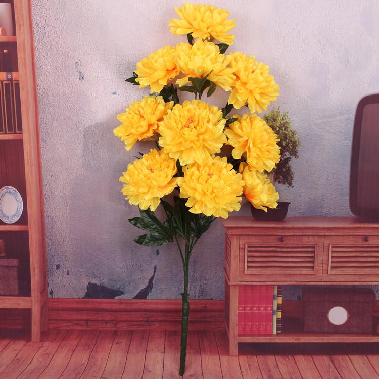 Simulation peony flower 10 heads rich and core-spun peony simulation flower wedding home studio decoration artificial fake flower
Simulation peony flower 10 heads rich and core-spun peony simulation flower wedding home studio decoration artificial fake flower