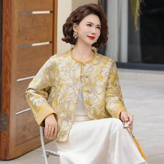Elegant Chinese Style Cardigan Jacket for Middle-aged and Elderly Women - 2026 Spring/Autumn Fashion 3XL жовтий
Elegant Chinese Style Cardigan Jacket for Middle-aged and Elderly Women - 2026 Spring/Autumn Fashion 3XL жовтий