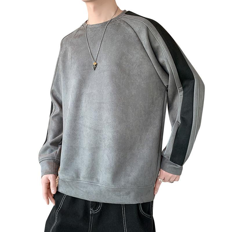 Замшевый свитер, мужской повседневный свитер в стиле ретро с длинным рукавом, пуловер с круглым вырезом, свитер
Замшевый свитер, мужской повседневный свитер в стиле ретро с длинным рукавом, пуловер с круглым вырезом, свитер