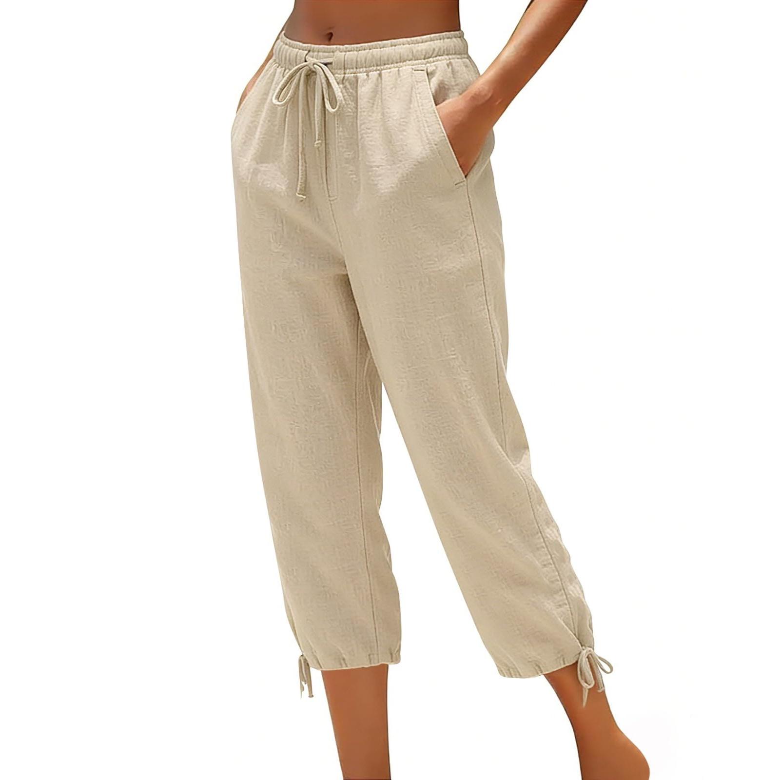 Women s Casual Loose High-Waisted Drawstring Seven-Inch Pants XXXL хаки
Women s Casual Loose High-Waisted Drawstring Seven-Inch Pants XXXL хаки