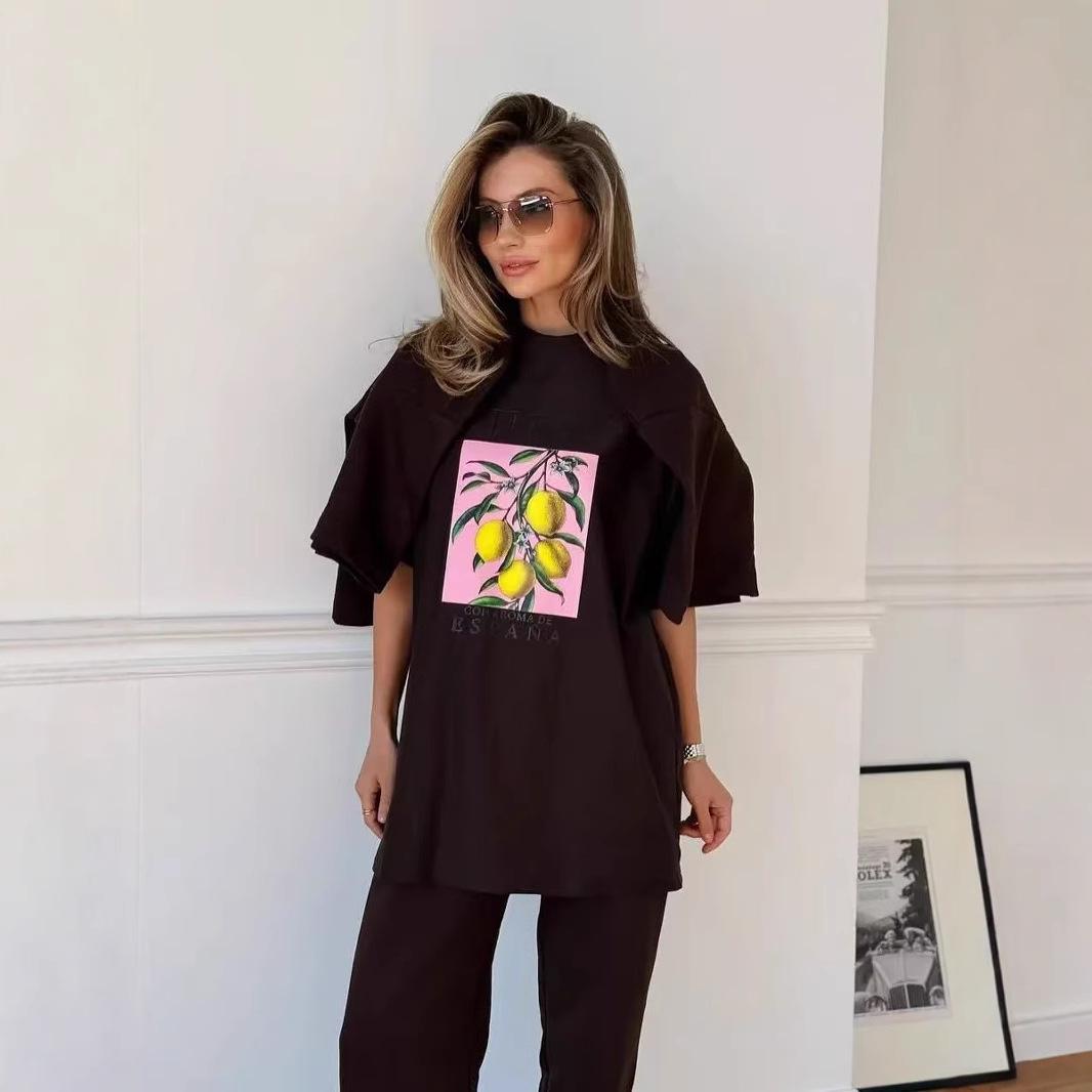 Women s Chic Cotton Short Sleeve Streetwear T-Shirt - Loose & Versatile American Style XXL чорний
Women s Chic Cotton Short Sleeve Streetwear T-Shirt - Loose & Versatile American Style XXL чорний