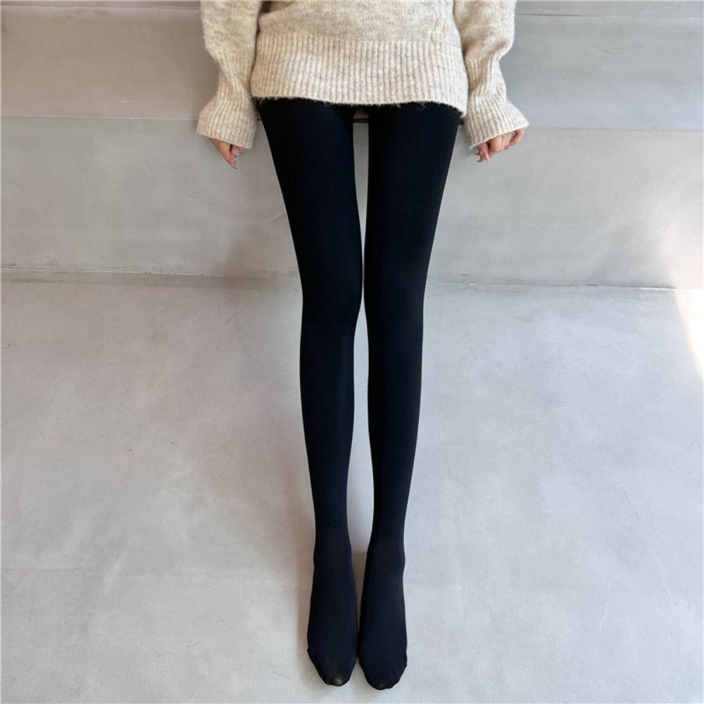 High Waist Bottoming Pants Thermal Pantyhose Bare Leg Artifact Women Stockings Winter Pantyhose Black-With Socks 200g
High Waist Bottoming Pants Thermal Pantyhose Bare Leg Artifact Women Stockings Winter Pantyhose Black-With Socks 200g