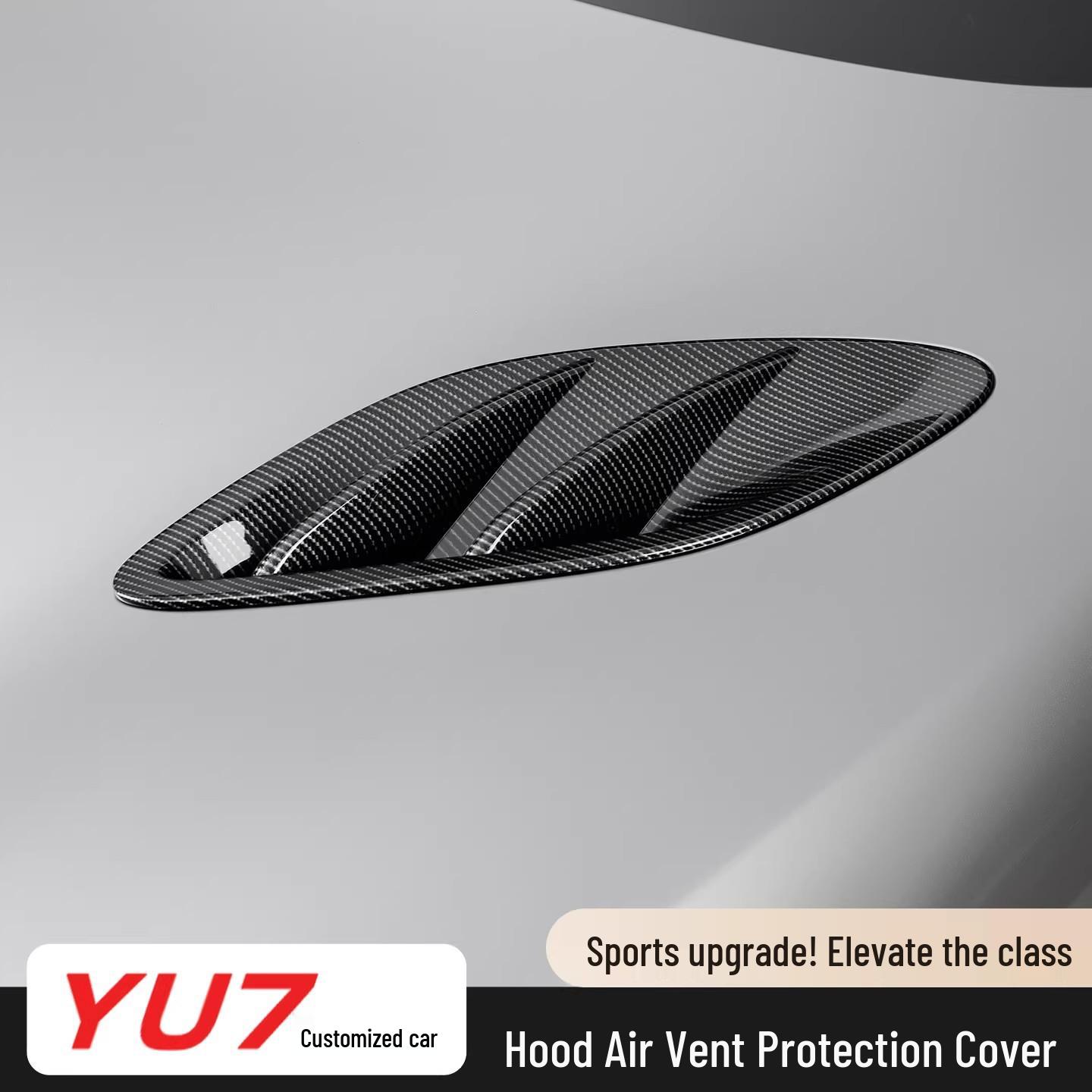 Xiaomi YU7 Carbon Fiber Hood Air Vent Protector Piano Black Hood Vent Cover (Pair)
Xiaomi YU7 Carbon Fiber Hood Air Vent Protector Piano Black Hood Vent Cover (Pair)