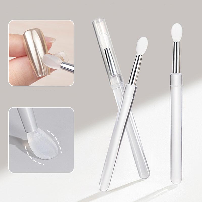 Silicone Applicator Sticks Nail Art Reusable Mirror Chrome Effect Glitter Applying Manicure Tool Pigment Silicone Nail Brush
Silicone Applicator Sticks Nail Art Reusable Mirror Chrome Effect Glitter Applying Manicure Tool Pigment Silicone Nail Brush