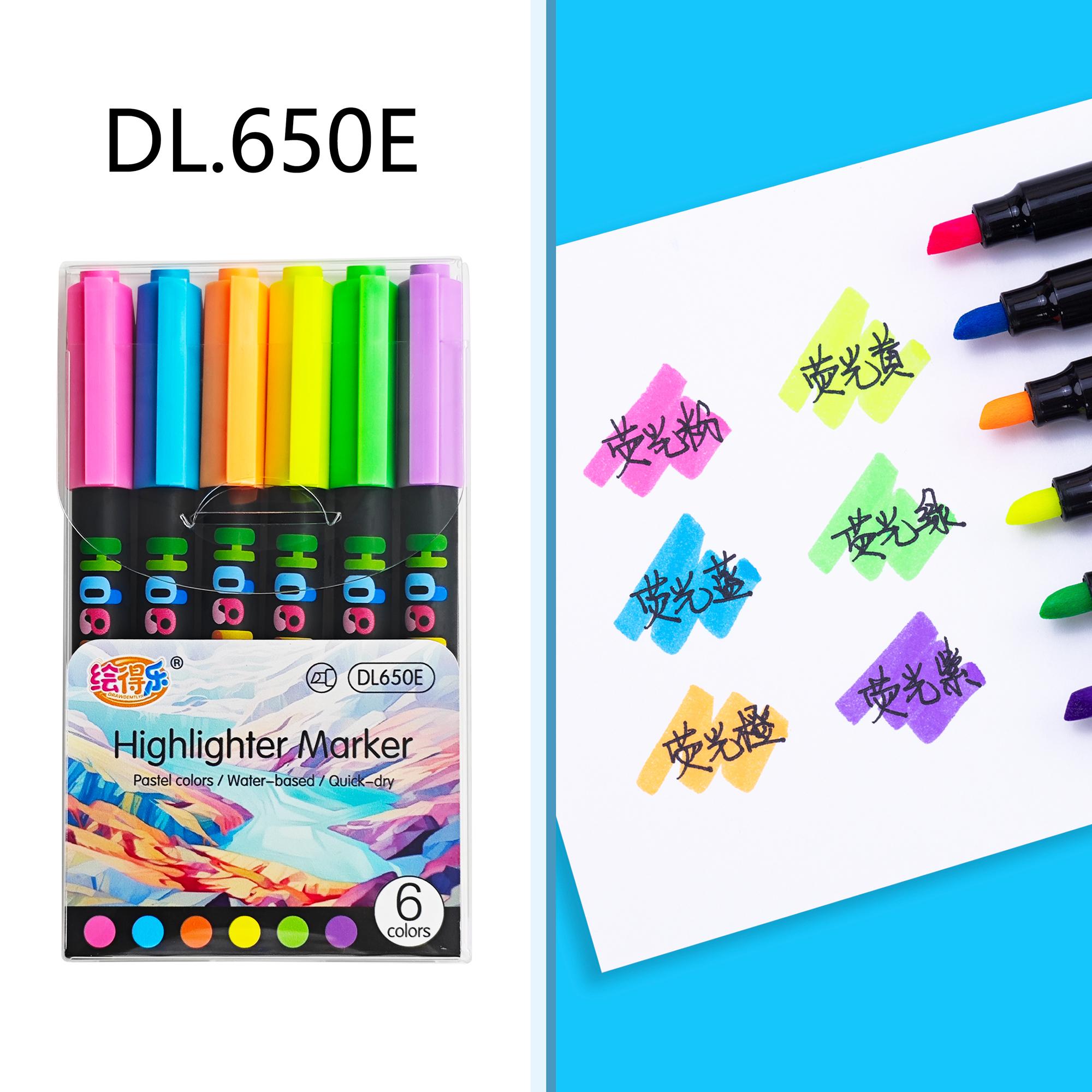 6pcs Light Color Highlighter Marker Pens Set Pastel Drawing Water-Based Art Marker Liner for Painting School
6pcs Light Color Highlighter Marker Pens Set Pastel Drawing Water-Based Art Marker Liner for Painting School