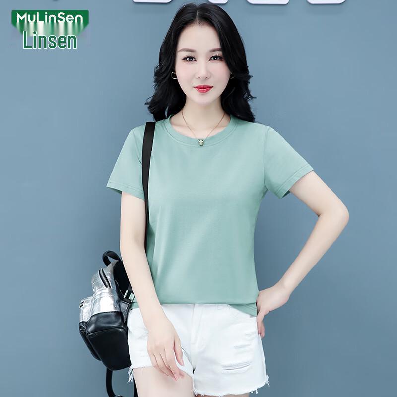 MULINSEN Women s Pure Cotton Short Sleeve T-shirt 2XL
MULINSEN Women s Pure Cotton Short Sleeve T-shirt 2XL