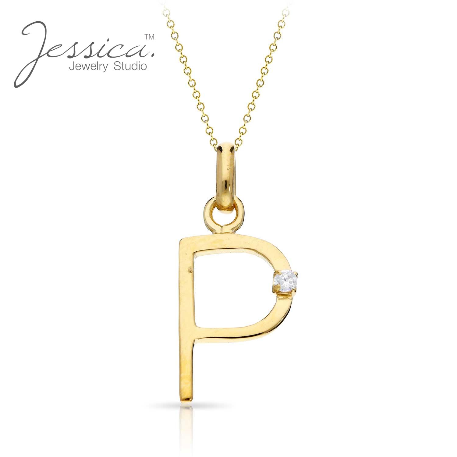 Ожерелье с подвеской в виде буквы P из желтого золота 14 карат и стерлингового серебра 925 пробы для женщин
Ожерелье с подвеской в виде буквы P из желтого золота 14 карат и стерлингового серебра 925 пробы для женщин